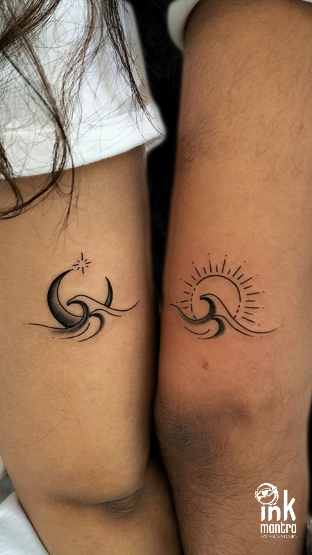 Couple tattoo design