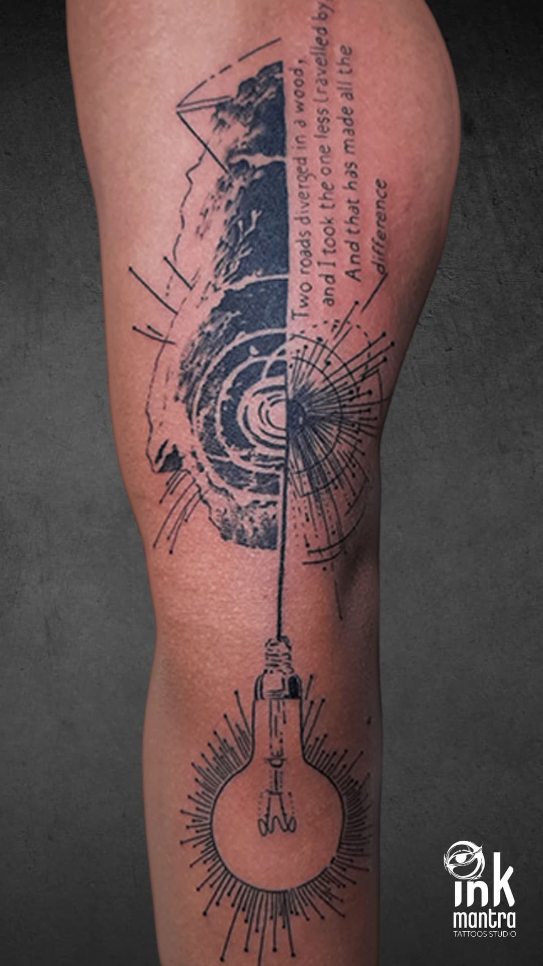 Geometric tattoo pattern