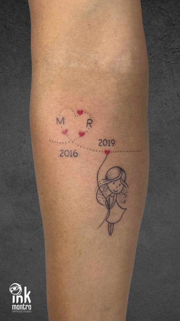 Minimalist tattoo design