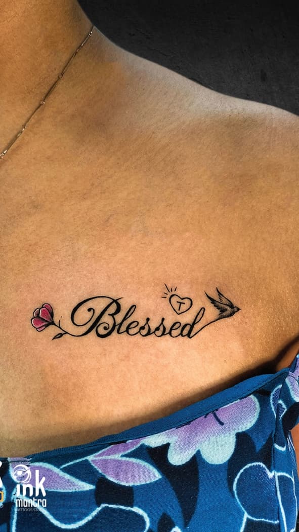 Collar Bone Tattoo Ideas - Image 3
