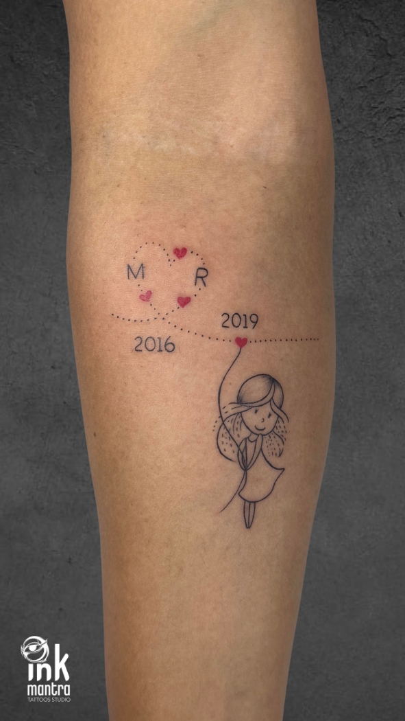 Minimalist tattoo design