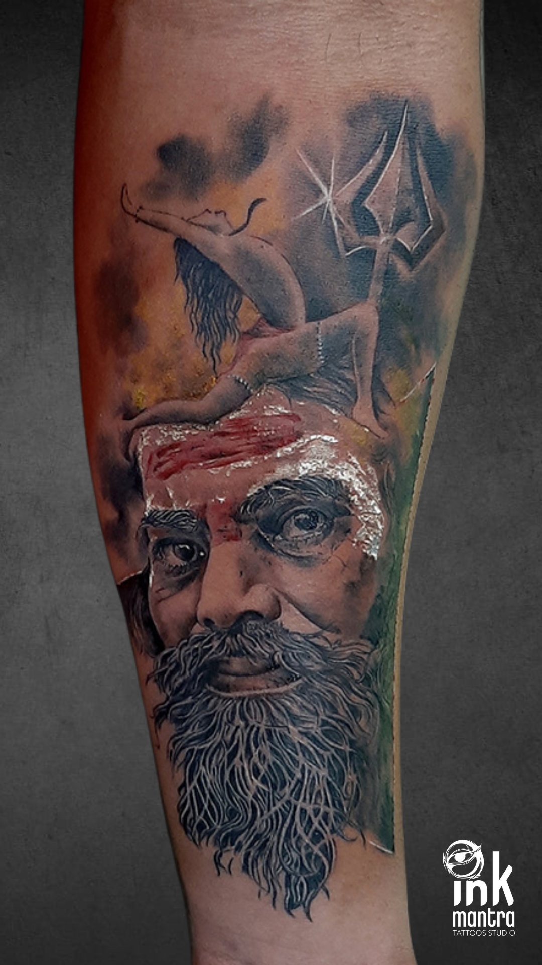 Religious tattoo design