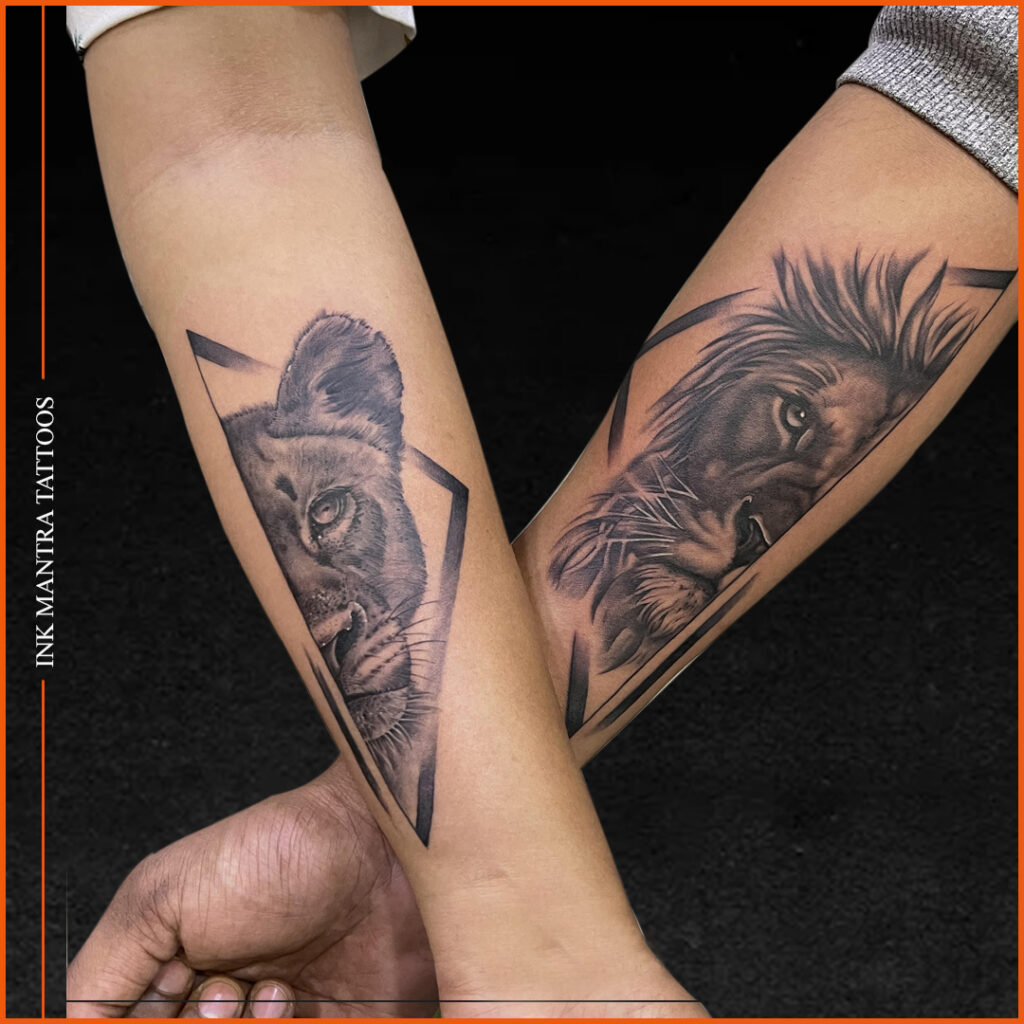 Couple tattoo by Ink Mantra Tattoos
