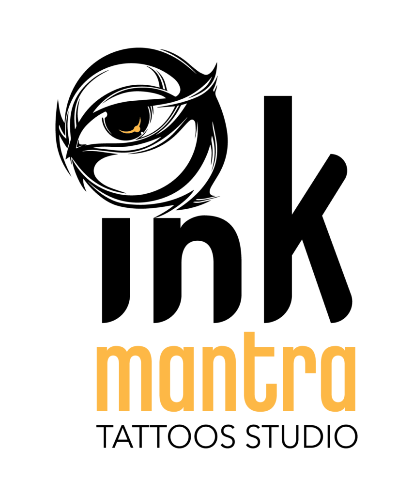 Ink mantra tattoo studio logo design