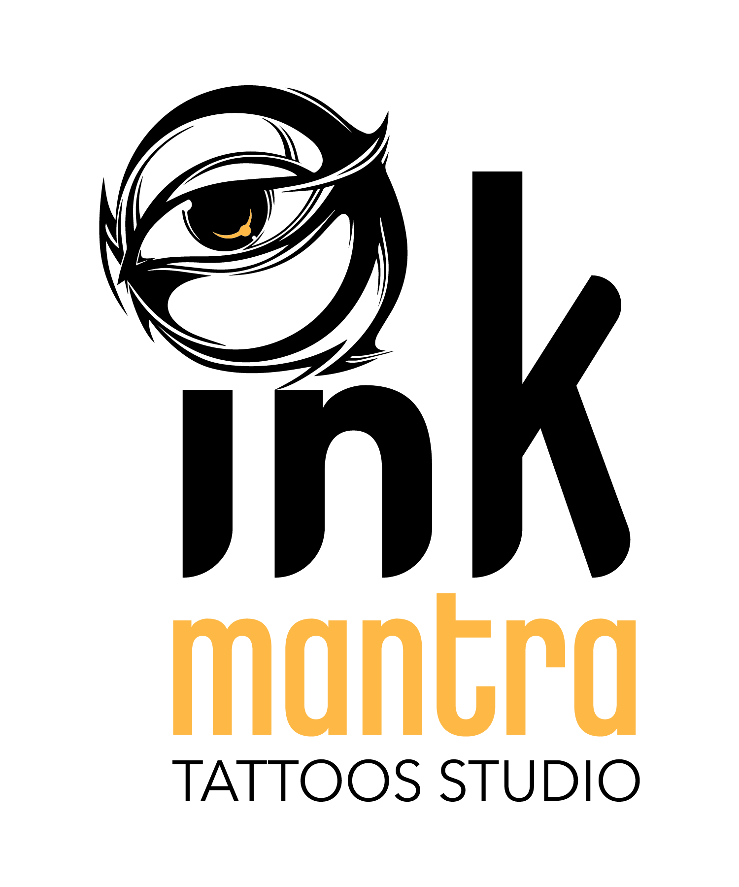 Ink mantra tattoo studio logo design