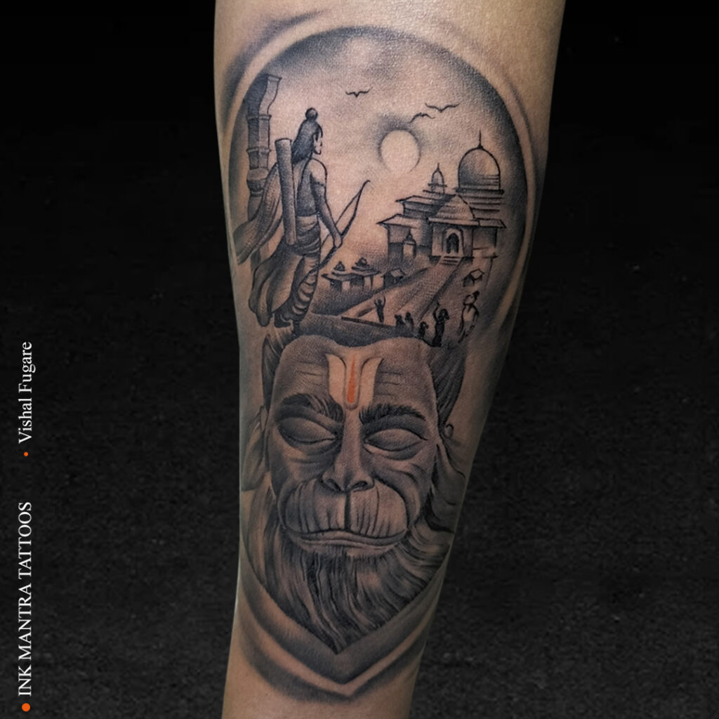 Bajarang Bali tattoo