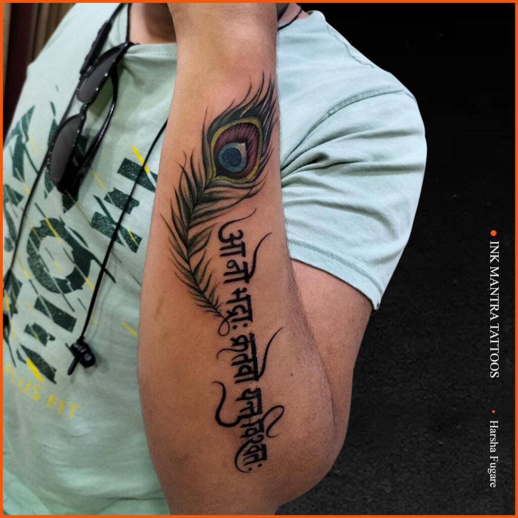 calligraphy tattoo art pune