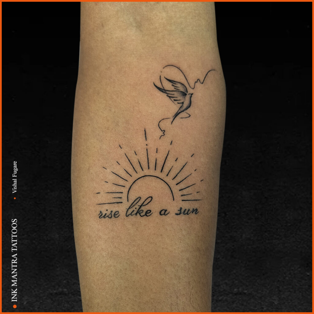 Minimalist Tattoo by Ink Mantra