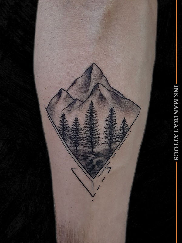 Minimalist Tattoo by Ink Mantra