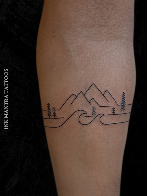 Minimalist Tattoo by Ink Mantra