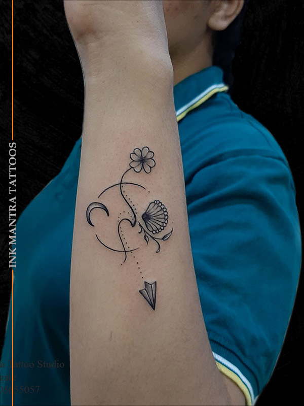 Minimalist Tattoo by Ink Mantra