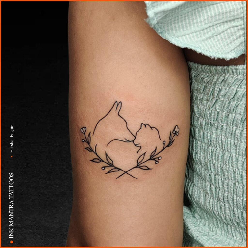 Minimalist Tattoo by Ink Mantra