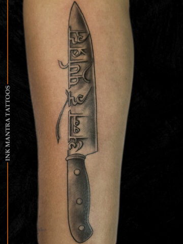 Chef Tattoo Idea By Ink Mantra Tattoo Shop Pune - Ink Mantra Tattoo Studio