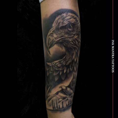 Eagle Tattoo By Ink Mantra Tattoos Done By Vishal Fugare
