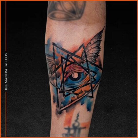 All Seeing Eye Tattoo By Ink Mantratattoo 1024X1024 - Ink Mantra Tattoo Studio