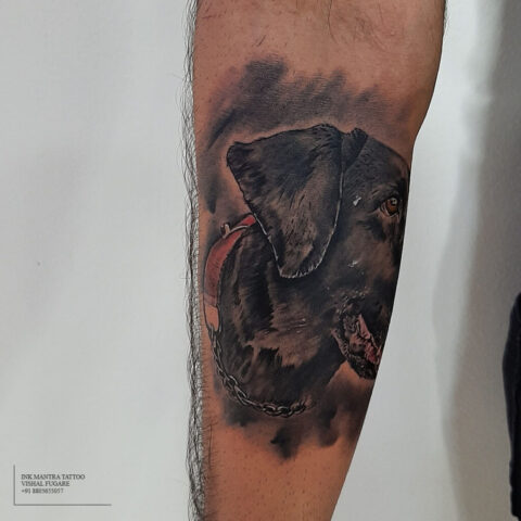 Realistic Dog Tattoo 1 1024X1024 - Ink Mantra Tattoo Studio